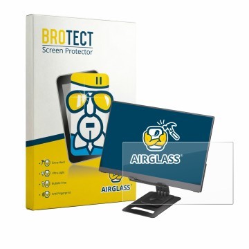Face avant d’un emballage produit avec le logo de la marque BROTECT. À côté, l’appareil Ingnok YN02D 15.6