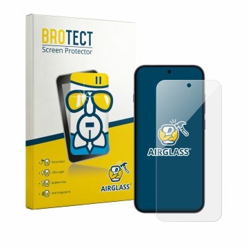 Face avant d’un emballage produit avec le logo de la marque BROTECT. À côté, l’appareil Oppo Reno 16 FS est représenté avec la