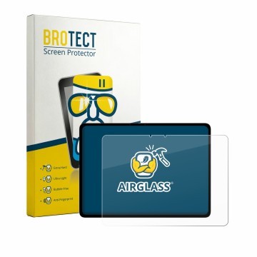 Front side of a product packaging with the brand logo BROTECT. Next to it is the device Vivo iQOO Pad 5c shown with the corres