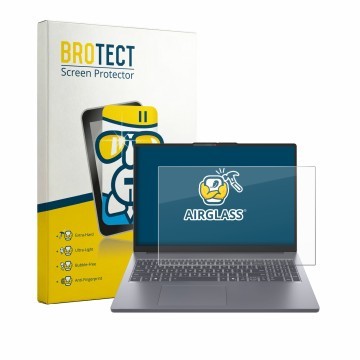 Face avant d’un emballage produit avec le logo de la marque BROTECT. À côté, l’appareil Lenovo IdeaPad Slim 3 Gen 10 16