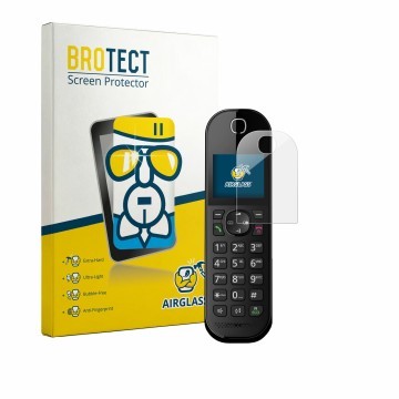 Vorderseite einer Produktverpackung mit dem Markenlogo BROTECT. Daneben ist das Gerät Panasonic KX-TGC420 mit dem zugehörigen 