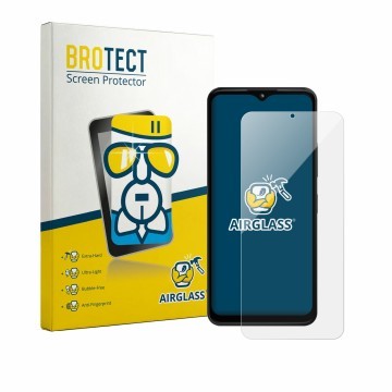 Vorderseite einer Produktverpackung mit dem Markenlogo BROTECT. Daneben ist das Gerät HMD Arc mit dem zugehörigen Displayschut