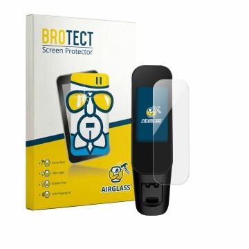 Parte frontale di una confezione del prodotto con il logo del marchio BROTECT. Accanto è raffigurato il dispositivo Xiaomi Ele