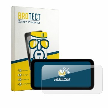 Vorderseite einer Produktverpackung mit dem Markenlogo BROTECT. Daneben ist das Gerät Carpuride W603F 6.3