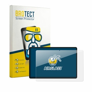 Front side of a product packaging with the brand logo BROTECT. Next to it is the device Teclast P50 2026 shown with the corres