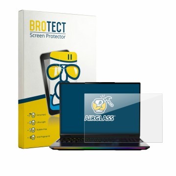 Parte frontale di una confezione del prodotto con il logo del marchio BROTECT. Accanto è raffigurato il dispositivo MEDION Era