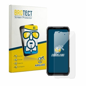 Vorderseite einer Produktverpackung mit dem Markenlogo BROTECT. Daneben ist das Gerät Blackview Xplore 6 mit dem zugehörigen D