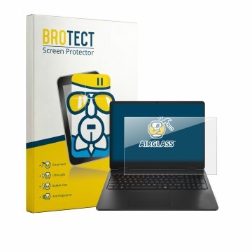 Parte frontale di una confezione del prodotto con il logo del marchio BROTECT. Accanto è raffigurato il dispositivo HP HyperX 