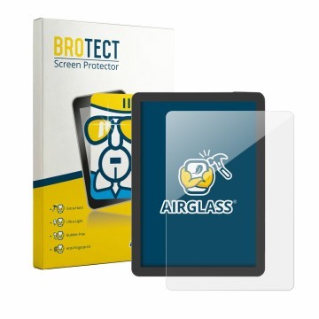 Parte frontale di una confezione del prodotto con il logo del marchio BROTECT. Accanto è raffigurato il dispositivo Bigme B6 P