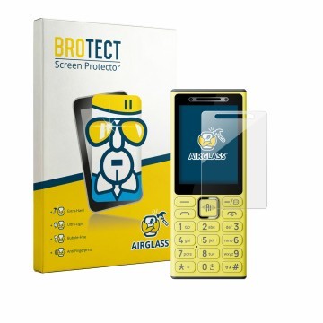 Parte frontale di una confezione del prodotto con il logo del marchio BROTECT. Accanto è raffigurato il dispositivo Nokia 200 