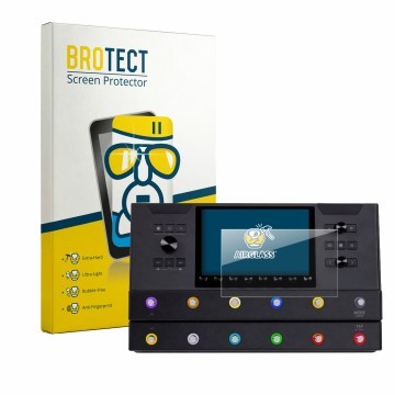 Vorderseite einer Produktverpackung mit dem Markenlogo BROTECT. Daneben ist das Gerät Line 6 Helix Stadium Floor mit dem zugeh