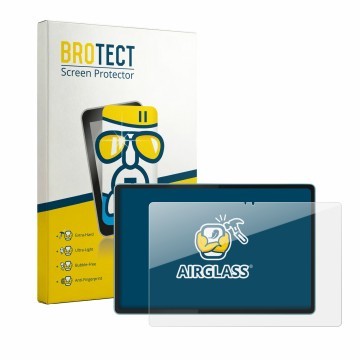 Parte frontal de un envase de producto con el logotipo de la marca BROTECT. Al lado se muestra el dispositivo Motorola Moto Pa