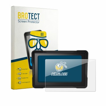 Face avant d’un emballage produit avec le logo de la marque BROTECT. À côté, l’appareil Lapiglo 5
