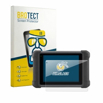 Parte frontale di una confezione del prodotto con il logo del marchio BROTECT. Accanto è raffigurato il dispositivo Autel Maxi
