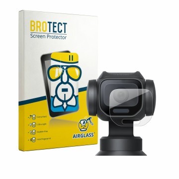 Vorderseite einer Produktverpackung mit dem Markenlogo BROTECT. Daneben ist das Gerät Insta360 Luna Pro (Linse) mit dem zugehö