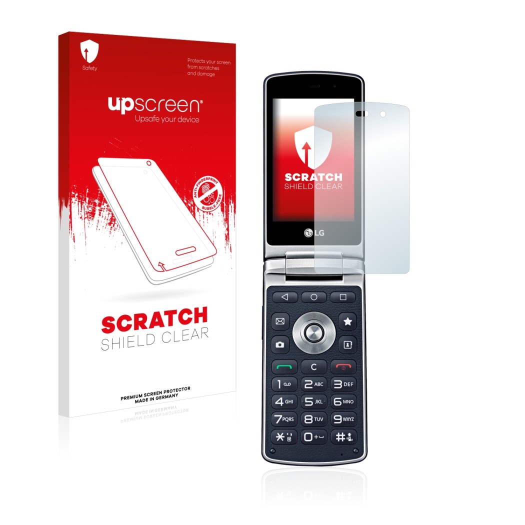 Front side of a product packaging with the brand logo upscreen. Next to it is the device LG Wine Smart H410 shown with the cor