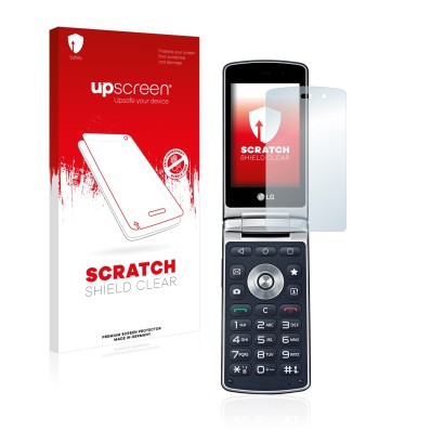 Front side of a product packaging with the brand logo upscreen. Next to it is the device LG Wine Smart H410 shown with the cor