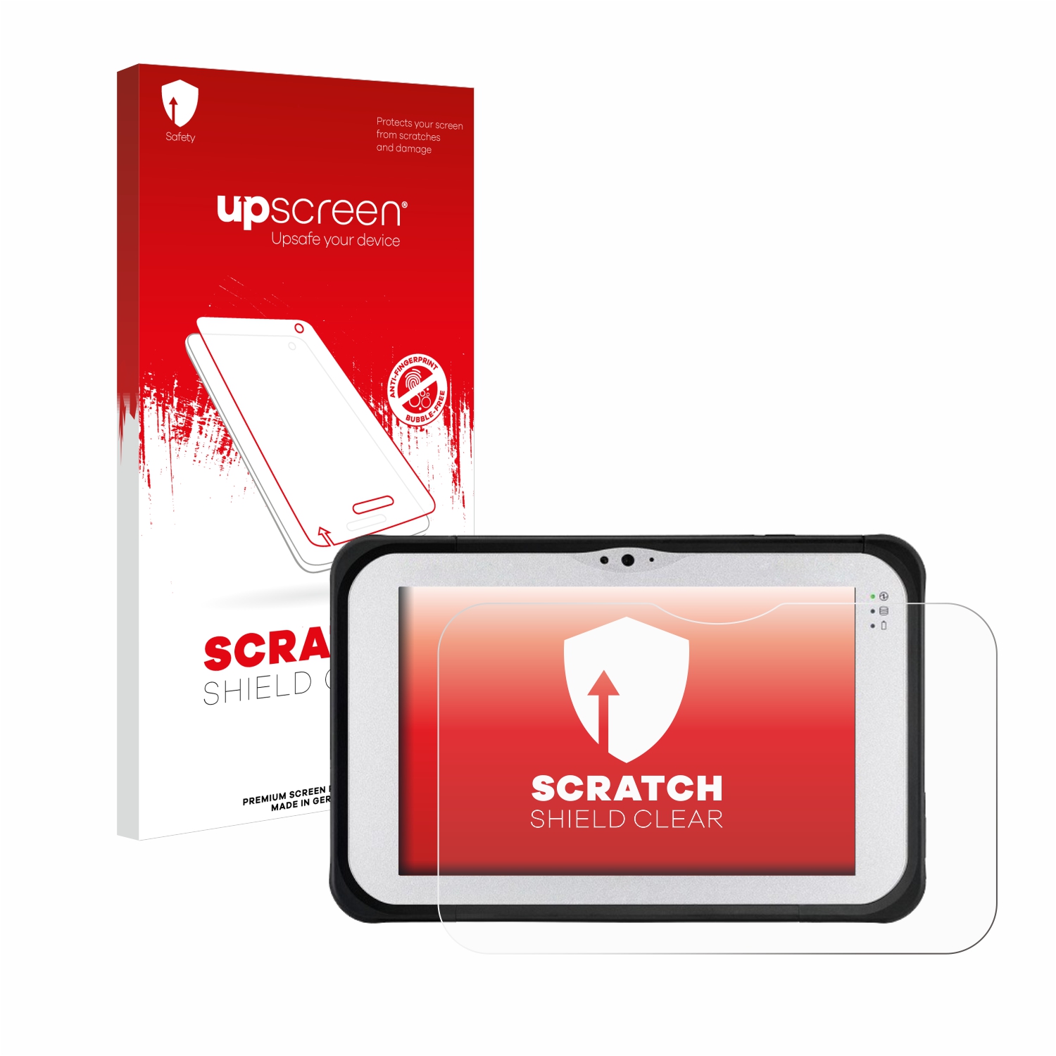 Upscreen Scratch Shield Clear Premium Screen Protector For Panasonic Toughpad Fz M1 Protectionfilms24 Com