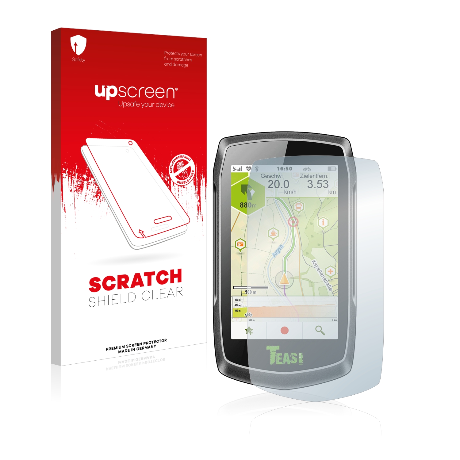 Čirá ochranná fólie upscreen® Scratch Shield pro A-Rival Teasi One3