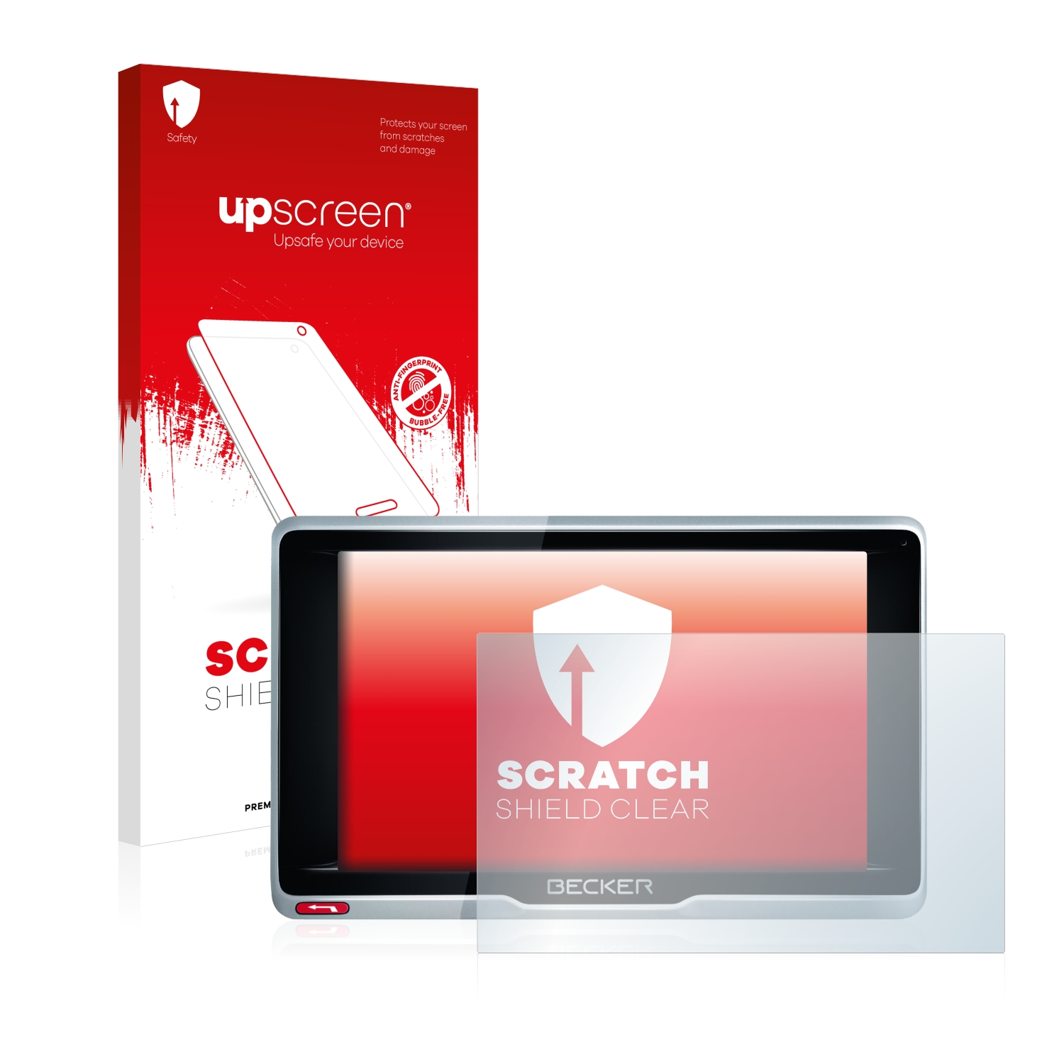 upscreen Protection Ecran pour Becker Traffic Assist 7827 Mat Film Protecteur 