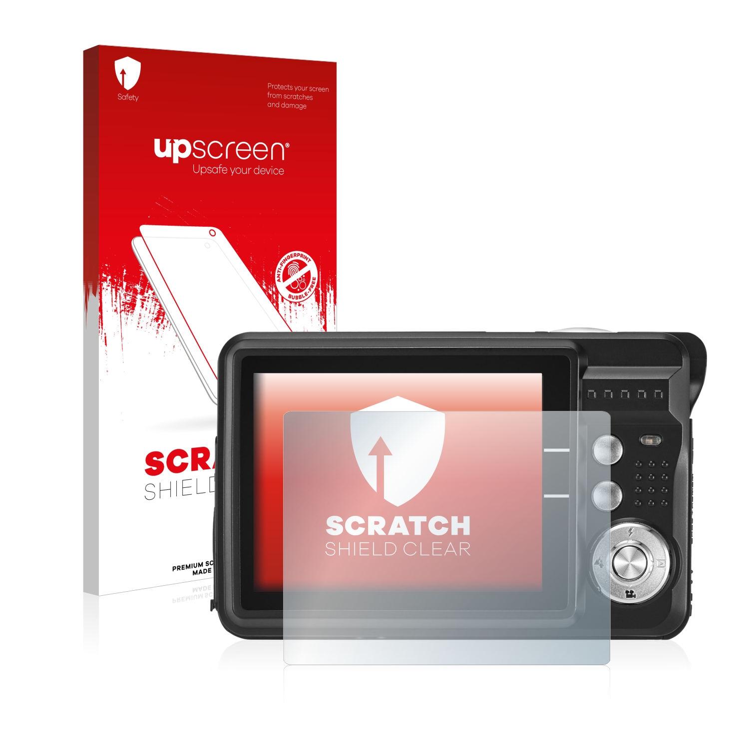 Čirá ochranná fólie upscreen® Scratch Shield pro AbergBest 21 Megapixel
