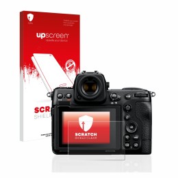 Front side of a product packaging with the brand logo upscreen. Next to it is the device Nikon Z 8 shown with the correspondin