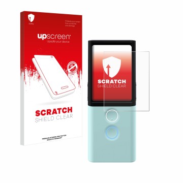 Front side of a product packaging with the brand logo upscreen. Next to it is the device Vasco Translator M3 shown with the co