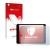 Front side of a product packaging with the brand logo upscreen. Next to it is the device Apple iPad 10.2" 2021 (Landscape, 9nd