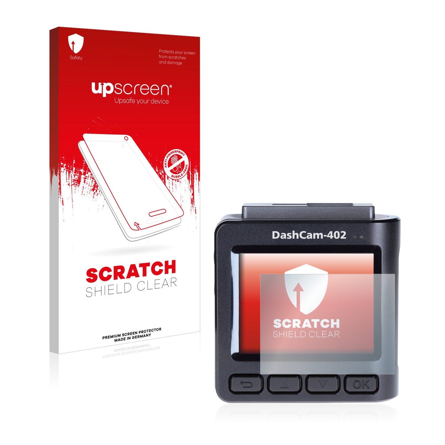 Orderman upscreen Screen Protector for Orderman Max2 Anti-Bacteria Clear Protection Film 4059181814742 