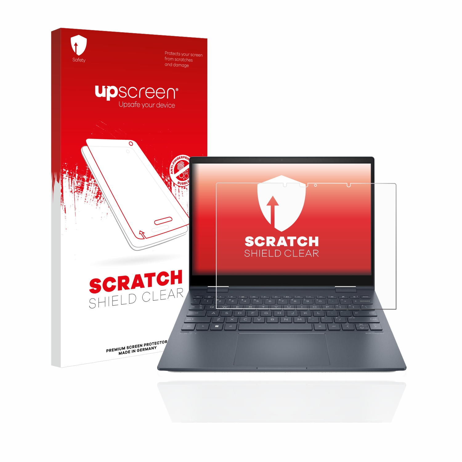B F X X X 10 - upscreen Scratch Shield Clear Premium Screen Protector for HP Envy x360 13- bfxxx | protectionfilms24.com