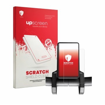 Face avant d’un emballage produit avec le logo de la marque upscreen. À côté, l’appareil Joyor S5 V2 est représenté avec la pr