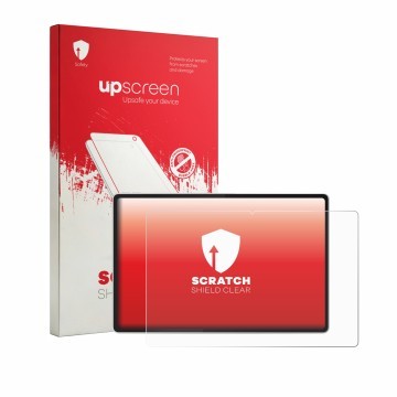 Vorderseite einer Produktverpackung mit dem Markenlogo upscreen. Daneben ist das Gerät Lenovo Idea Tab Pro Gen 2 13