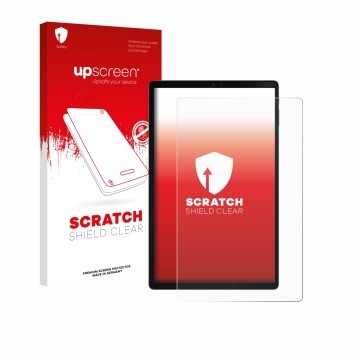 Front side of a product packaging with the brand logo upscreen. Next to it is the device ZTE Blade X1001 shown with the corres