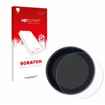 Face avant d’un emballage produit avec le logo de la marque upscreen. À côté, l’appareil Meraki Espresso Machine est représent