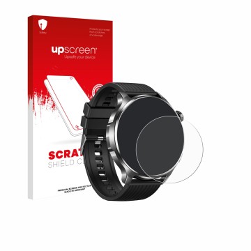 Parte frontal de un envase de producto con el logotipo de la marca upscreen. Al lado se muestra el dispositivo SLOKSFil I136 1