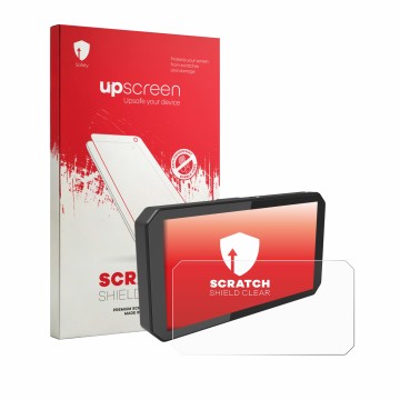 Vorderseite einer Produktverpackung mit dem Markenlogo upscreen. Daneben ist das Gerät Innovv N1 Pro 5.99