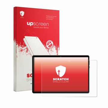 Parte frontale di una confezione del prodotto con il logo del marchio upscreen. Accanto è raffigurato il dispositivo fezawio F