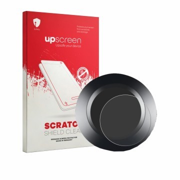 Face avant d’un emballage produit avec le logo de la marque upscreen. À côté, l’appareil ZMCVOE Bike Computer est représenté a