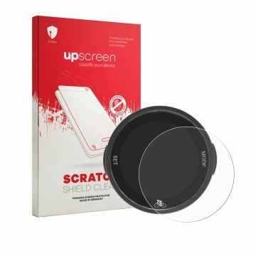 Parte frontale di una confezione del prodotto con il logo del marchio upscreen. Accanto è raffigurato il dispositivo Ejoyous B