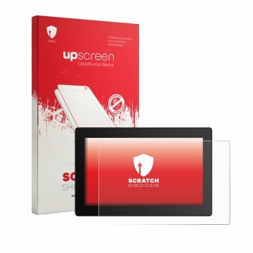 Vorderseite einer Produktverpackung mit dem Markenlogo upscreen. Daneben ist das Gerät Gaomon PD1621 mit dem zugehörigen Displ