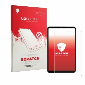 Parte frontale di una confezione del prodotto con il logo del marchio upscreen. Accanto è raffigurato il dispositivo BNCF BPad