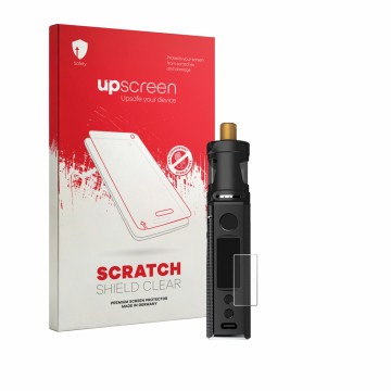Front side of a product packaging with the brand logo upscreen. Next to it is the device Innokin LiMAX Kit shown with the corr
