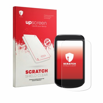 Face avant d’un emballage produit avec le logo de la marque upscreen. À côté, l’appareil iGPSPORT BSC500 est représenté avec l