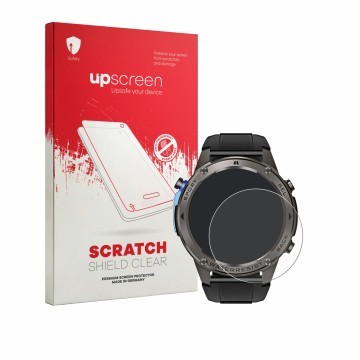 Vorderseite einer Produktverpackung mit dem Markenlogo upscreen. Daneben ist das Gerät Kardena Care GPS mit dem zugehörigen Di