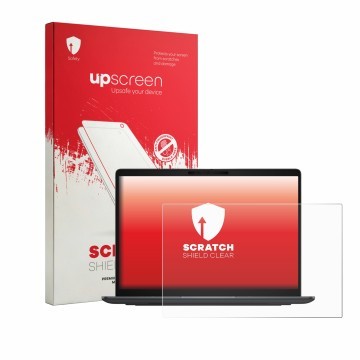 Face avant d’un emballage produit avec le logo de la marque upscreen. À côté, l’appareil Dell Pro 7 Series 13 P713260 est repr