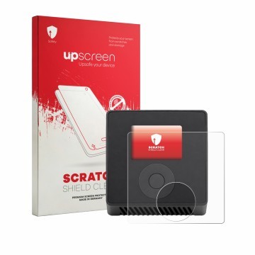 Face avant d’un emballage produit avec le logo de la marque upscreen. À côté, l’appareil Spektrum Smart Charger S1500 est repr