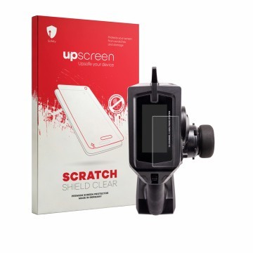 Face avant d’un emballage produit avec le logo de la marque upscreen. À côté, l’appareil Spektrum DX Pro Plus est représenté a