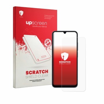 Parte frontale di una confezione del prodotto con il logo del marchio upscreen. Accanto è raffigurato il dispositivo Lagenio A