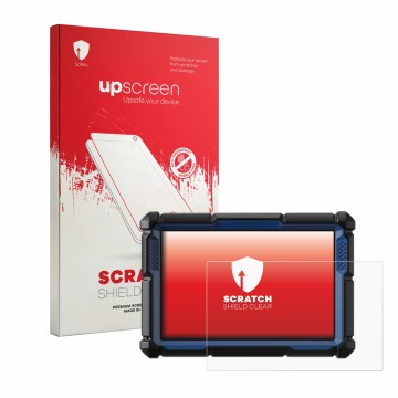Vorderseite einer Produktverpackung mit dem Markenlogo upscreen. Daneben ist das Gerät Topdon Phoenix Smart mit dem zugehörige