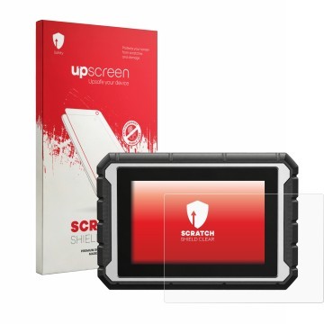 Vorderseite einer Produktverpackung mit dem Markenlogo upscreen. Daneben ist das Gerät Topdon ArtiDiag 900 BT mit dem zugehöri